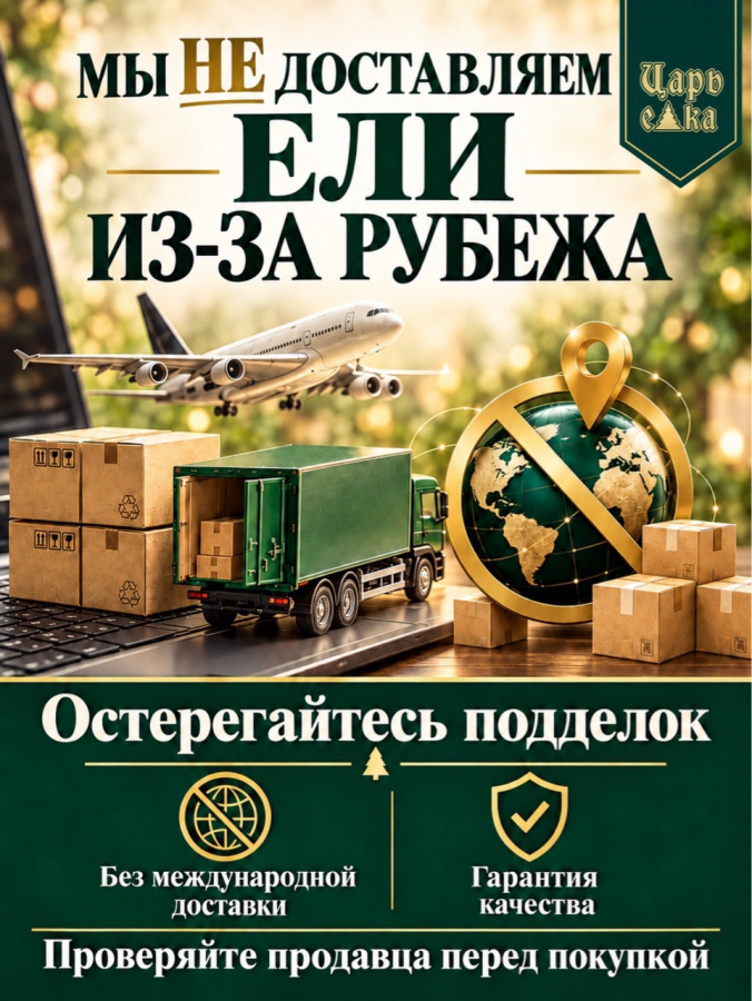 Елка искусственная Царь Елка Роскошная с освещением 300 см